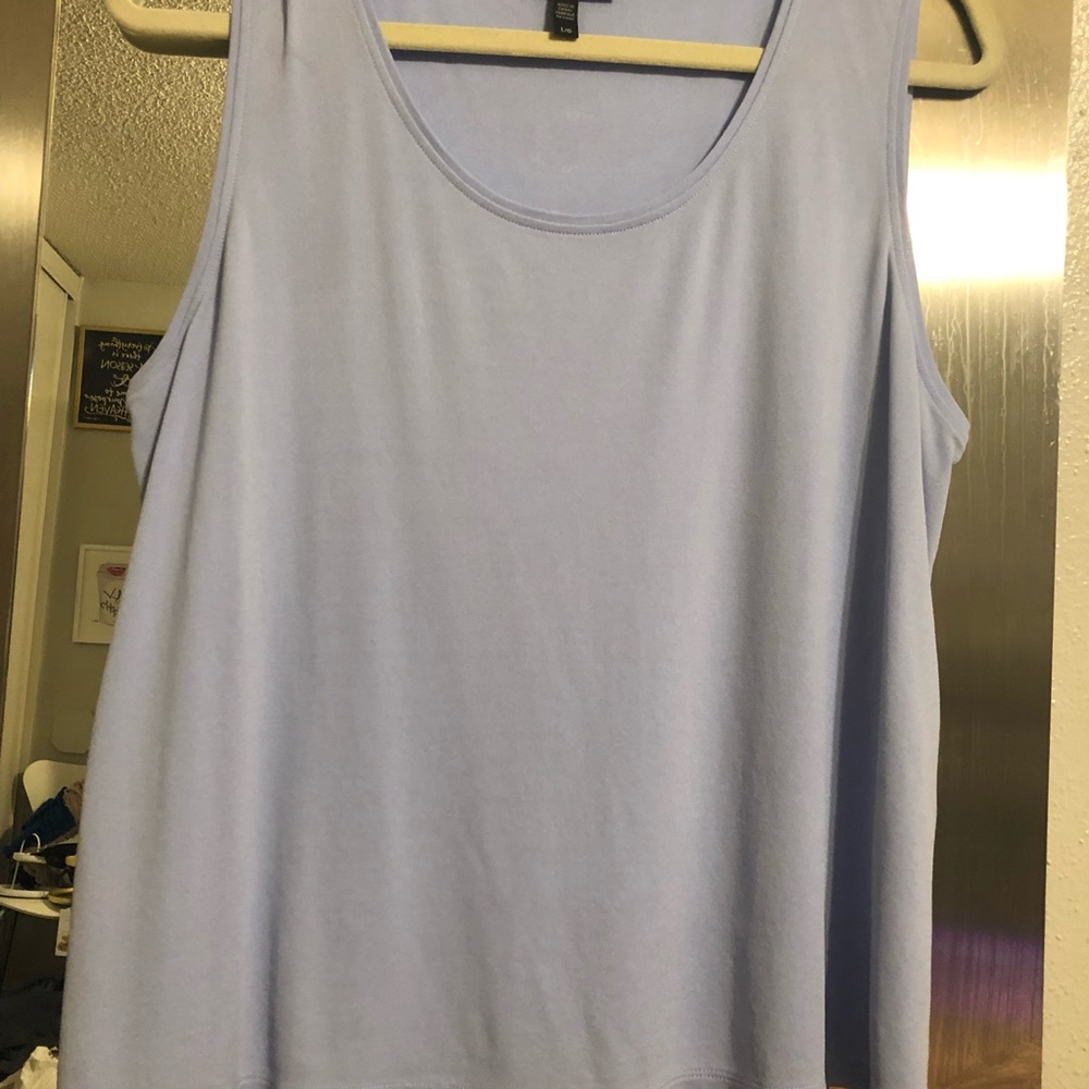 Eileen Fisher Silk Jersey tank top L